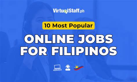 10 Most Popular Online Jobs for Filipinos .